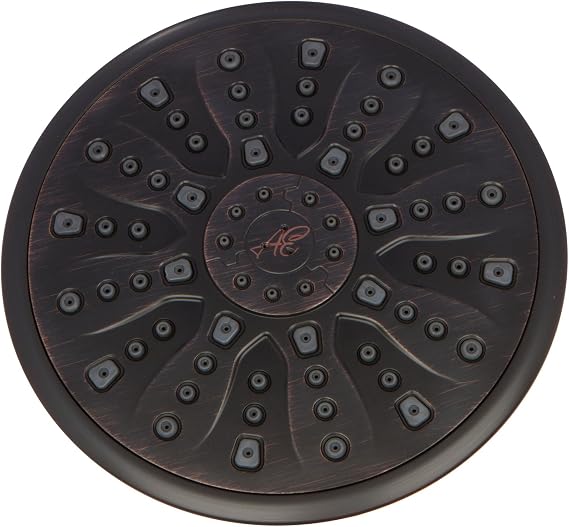 Aqua Elegante Rain Shower Head - 9 Inch Large High Flow Overhead Rainfall Showerhead With Self-Clean Nozzles, Easy Install, Adjustable Brass Ball Joint - 1.8 GPM - Oil-Rubbed Bronze