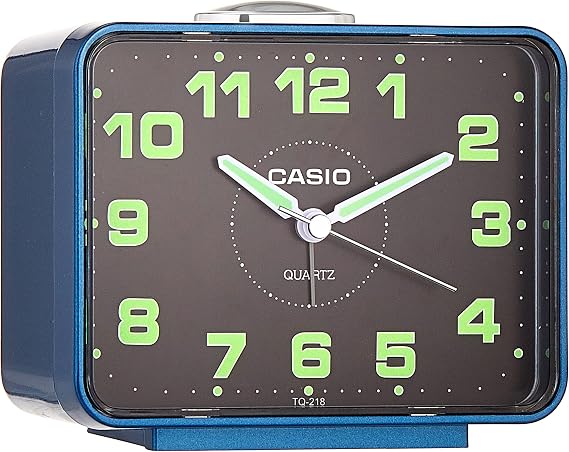 Casio TQ-218-2DF Masa Saati, Masa Saati, Analog, Mavi