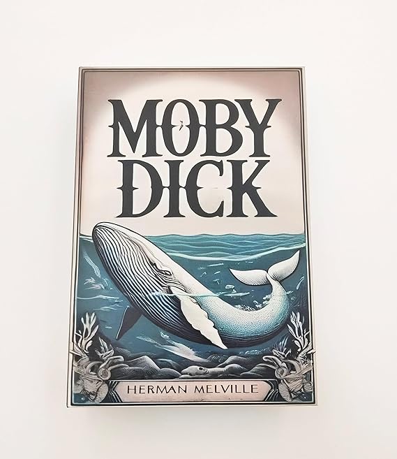 Secret Book Safe Box, Portable Safe Box, Money Box, Camouflage Safe, Secret Box (1, MOBY DICK)