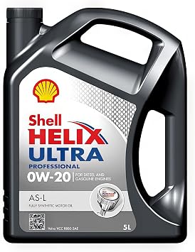 Car Engine Oil Shell Helix Ultra Professional 5L 5 Litre 0W20 AS-L 550055736