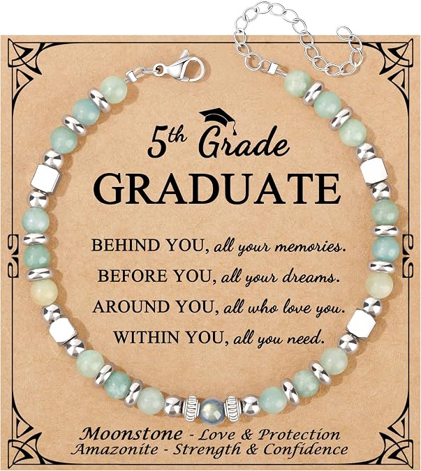 Gifts for Women Moonstone Bracelet, Amazonite Imperial Jasper Bracelets