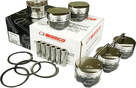 Wiseco - BMW M52B28 2.8L 24V Turbo Standard Bore 8.0:1 CR Pistons (KE119M84)