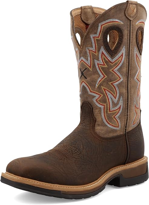 Twisted X Men's 12" Pull on Alloy Toe Western Work Boot