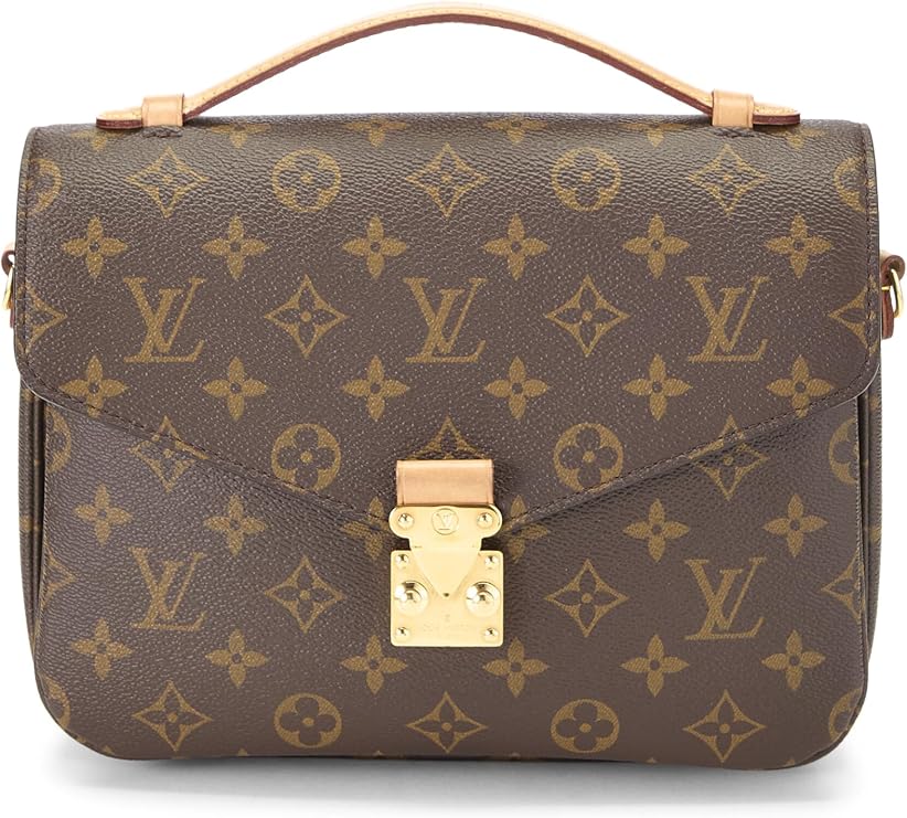 Pre-loved Monogram Canvas Pochette Metis, Brown
