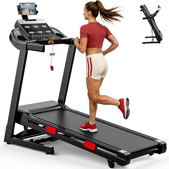 Treadmill for Home with 15% Auto Incline -9MPH Max Speed
