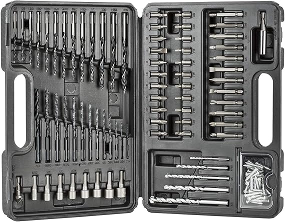 BLACK+DECKER Drill Bit Set/Screwdriver Bit Set Combo, 109-Piece (BDA91109)