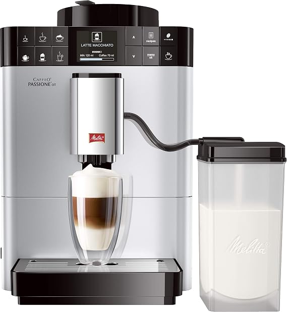 Melitta Caffeo Passione OT Tam Otomatik Kahve Makinesi Siyah Gümüş