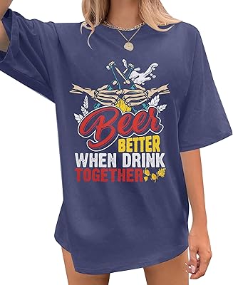 Womens Oversized Tshirt Flower Graphic Tees Boho Hiking T Shirt Vintage Wildflower Shirts Summer Casual Beach Tops