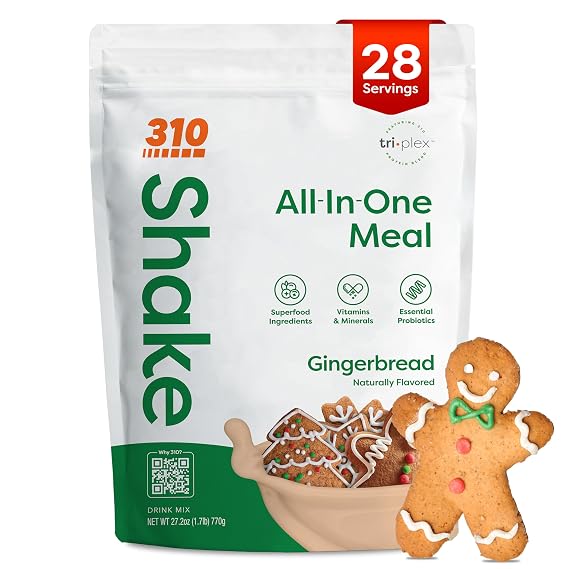 310 Nutrition All-In-One Meal Replacement Shake - Gingerbread - 28 Servings