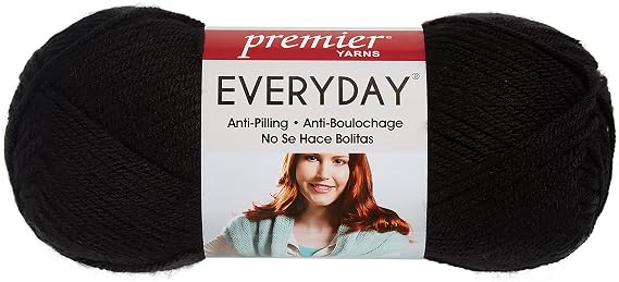Premier Yarns Everyday Solid Yarn-Black