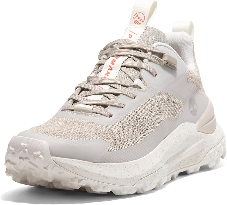 Timberland Men's Motion Access Low Lace-up Sneaker, Light Taupe Knit W White, 10 M US