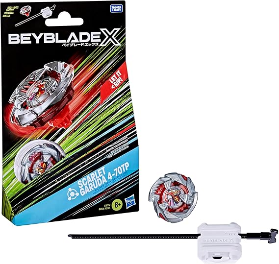 Beyblade X Scarlet Garuda 4-70TP BX Starter Pack Top and Launcher