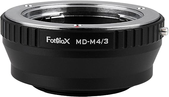 Fotodiox Lens Mount Adapter, Minolta MD, MC, Rokkor Lens to Micro 4/3 Olympus PEN and Panasonic Lumix Cameras