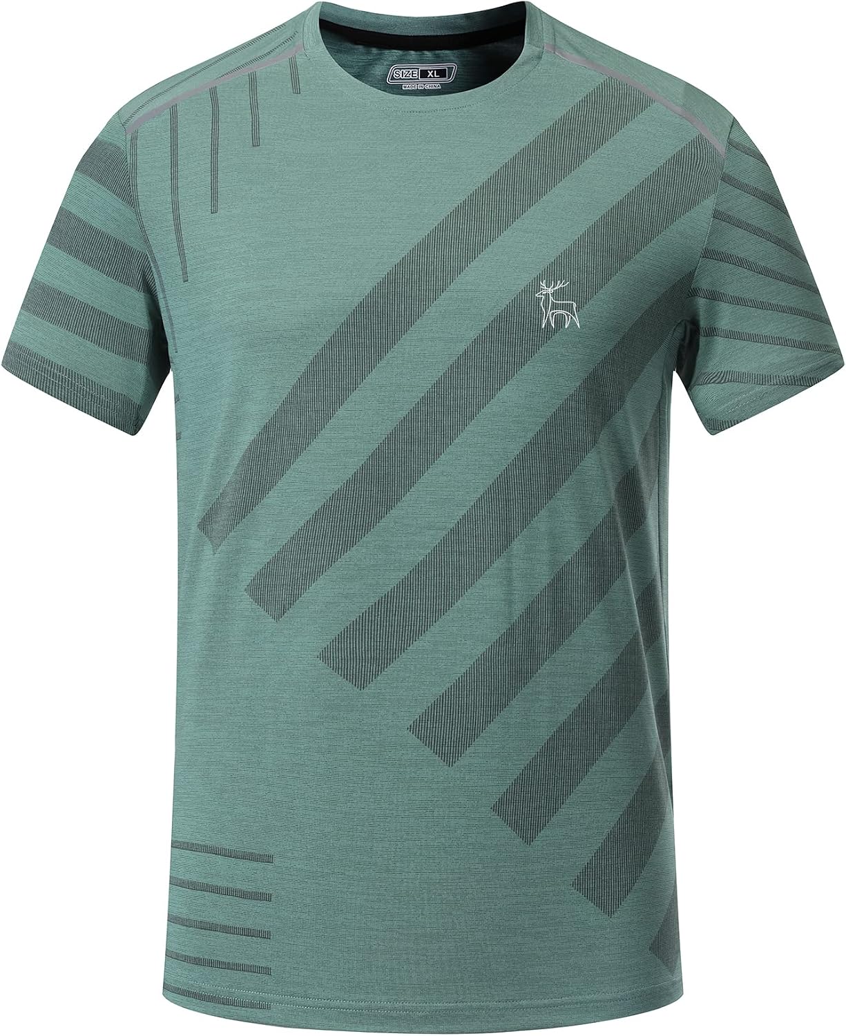 Workout Shirts for Men Slim Fit Graphic Tees Men Dry Fit T Shirts for Men Sports Gym Workout Tops
