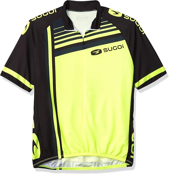 Sugoi Men's Evolution Team Jersey, Super Nova Yellow, Medium