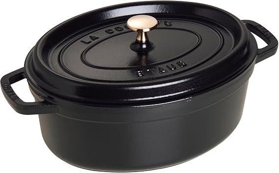 STAUB Cocotte, Cast Iron Casserole 29 cm, 4.2 L, Induction, Made in France