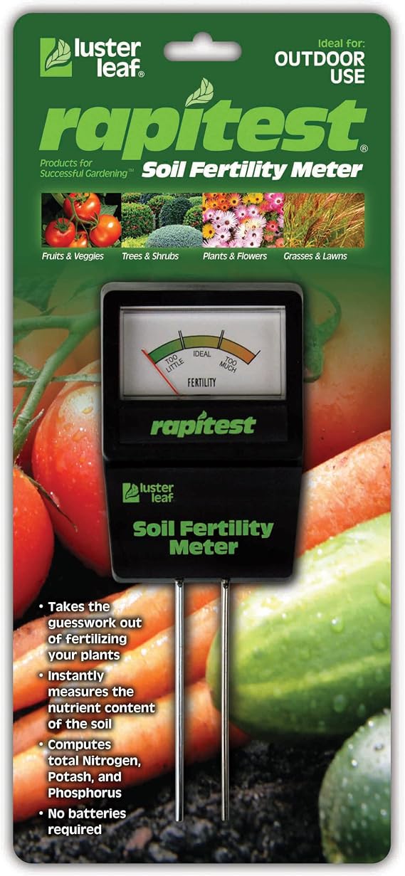 Luster Leaf 1865 Rapitest Soil Fertility Meter
