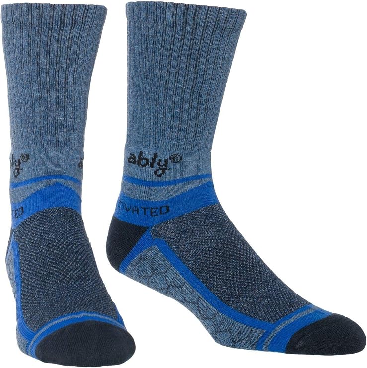 Ably Apparel's Baker Men's Performance Socks | Repels Liquids, Stains, and Odors