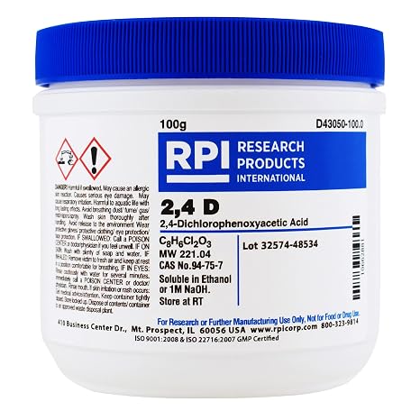 2,4-Dichlorophenoxyacetic Acid [2,4 D], 100 Grams