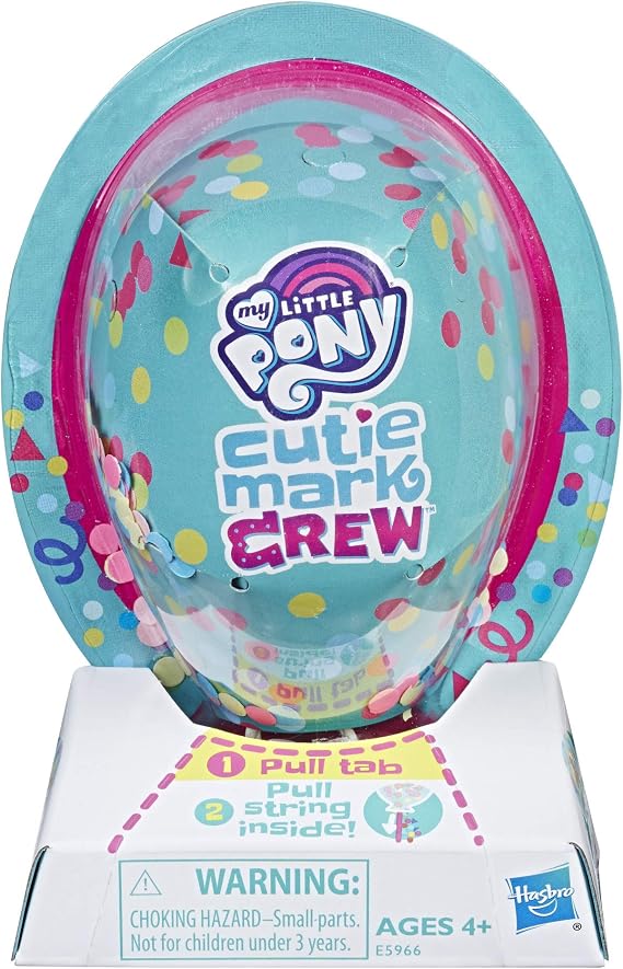 My Little Pony Cutie Mark Crew Series 6 Blind Bag: Rainbow Fashion Collectible Mystery Figure with Accessory, Toy for Kids Ages 4 & Up