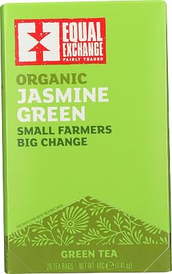 EQUAL EXCHANGE Organic Tea Green Jasmine, 20 CT