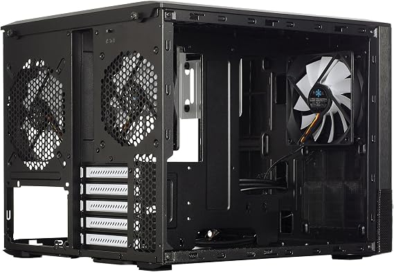 Fractal Design Node 804 No Power Supply MicroATX Cube Case FD-CA-NODE-804-BL, Black