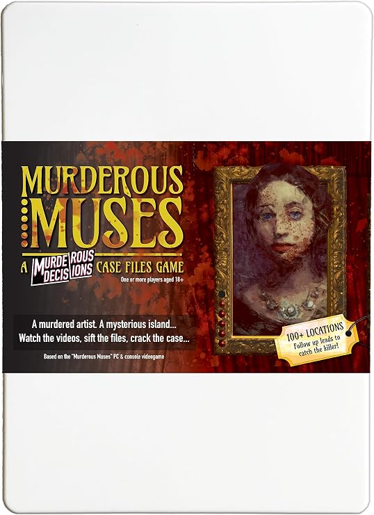 Murderous Muses Case Files Unsolved Murder Mystery Detective Game Who Killed Mordechai Grey?