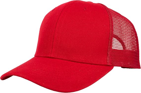 Gelante Mesh Trucker Baseball Cap Snapback Hat Structured Front Panel