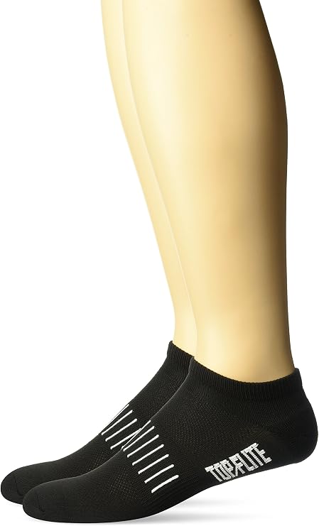 Top Flite Men's Sport Low Cut Socks With Cushioned Heel/toe 2 Pack