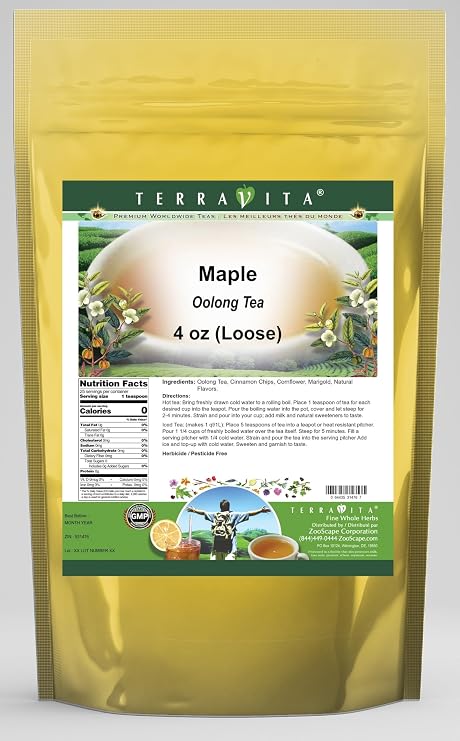 Maple Oolong Tea (Loose) (4 oz, ZIN: 531476)