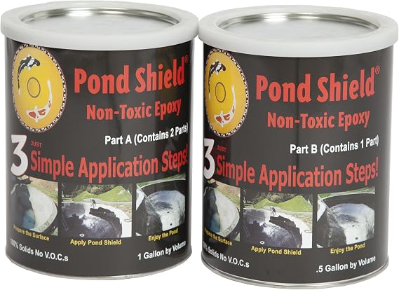 Pond Armor Pond Shield Epoxy 1-1/2 Gallon Kit - Clear