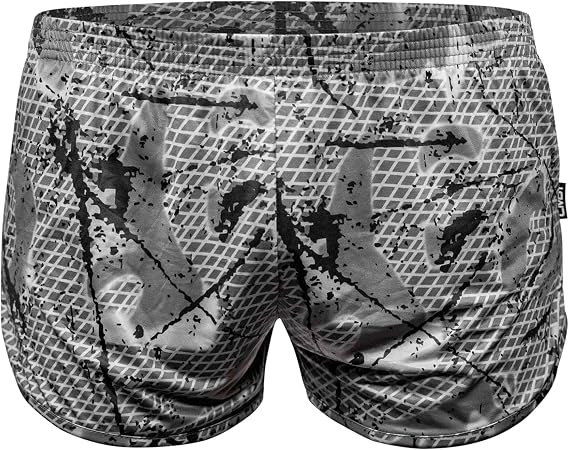 Combat Iron Men's Ranger Silkies Athletic Shorts | 4-way stretch, moisture-wicking. Drawstring waist. Zippered pocket. Quick-dry, breathable. Veteran-owned brand.