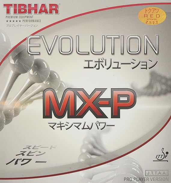 TIBHAR Table Tennis Rubber Evolution MX-P Rotating High Tension