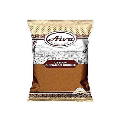 Aiva Pure Culinary Ceylon Cinnamon Powder 1 LB Bulk Premium Grade Ground Cinnamon for Baking, Cooking, and Beverages