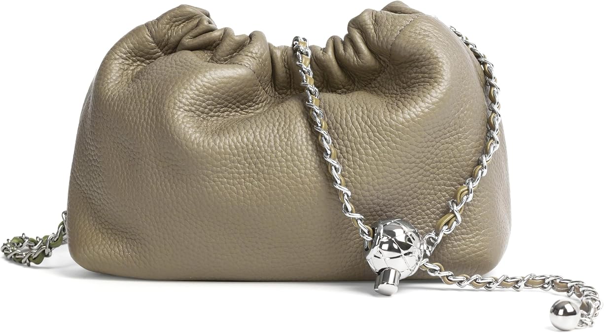 Small Crossbody Bag For Women Trendy.Dumpling Bag Clutch Purse For Women Evening Bag Cloud Purse Vegan Leather Hobo Bag