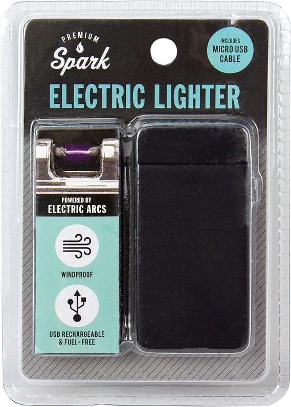 Electric Lighter, Rechargeable USB Plasma Arc Lighter for Candles, Grill, firepit, Stove, cigaretts, etc.