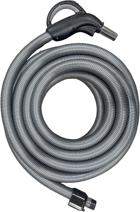 Wessel 30ft Corded Central Vacuum Hose, Dual-Voltage, Crushproof