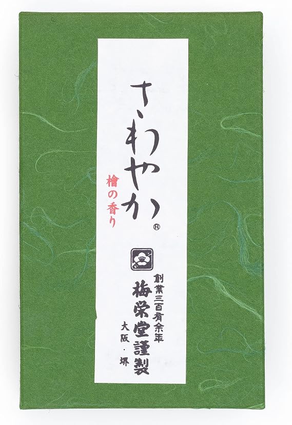 Baieido Sawayaka Hinoki Japanese Cypress Wood Smokeless Charcoal Incense - 340 Sticks - zen minded
