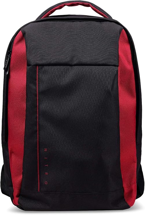 Acer Nitro Backpack - for All 15.6" Gaming Laptops, Travel Backpack, Organized Pockets for All Gear,Black
