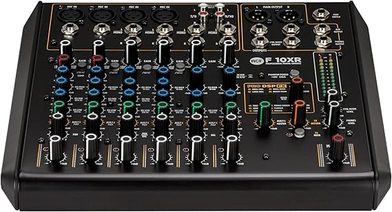 Rcf F-10XR 10 Channel Mixer W/fx And Recording