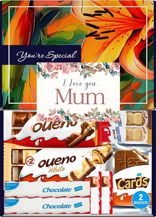 Benerry Chocolate Gift Box Hamper - 12 Treats for Mum - Thoughtful Creamy Wafer Sweet Box of Chocolates
