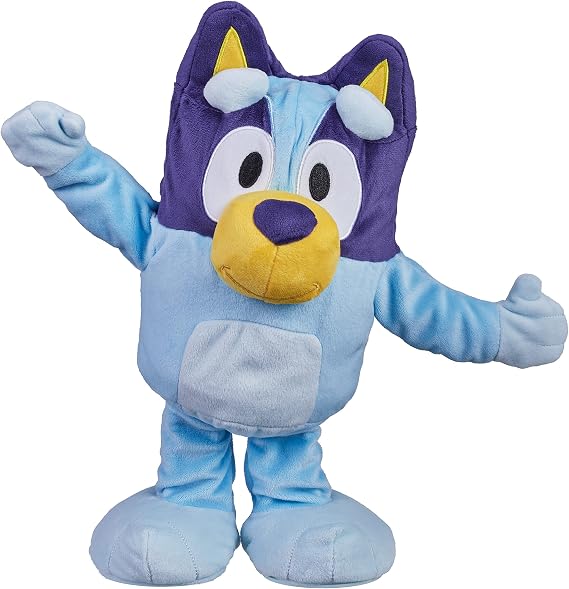 Bluey Dance and Play 14" Animated Plush with Phrases and Songs