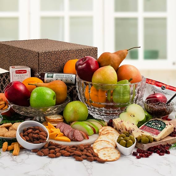 Capalbo's Charcuterie & Fruit Bonanza Gift Box Bundle in Gift Packaging