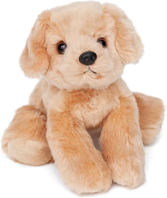 Jolitee Golden Retriever Plush Tan Dog Stuffed Animal, Soft Huggable Small Stuffed Dog Plushie 6.5x7