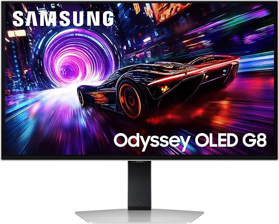Samsung 27 Inch Odyssey OLED G81SF Gaming Monitor - 4K, 3840 x 2160, 240 Hz, QD-OLED, 0.03 ms(G/G), AMD FreeSync Premium Pro, G-Sync Compatible, Safeguard+ for Burn-in, Glare-Free, LS27FG816SUXXU