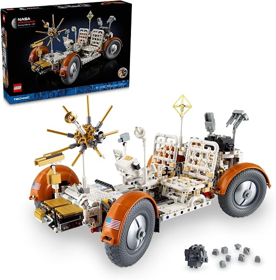 LEGO Technic NASA Apollo Lunar Roving Vehicle LRV Building Set - Craft Kits for Adults, Ages 18+ Building Set of Space Rover with Authentic Details - Gift for Birthdays - 42182