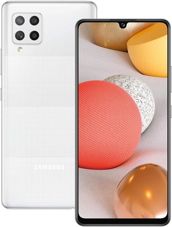 Samsung Galaxy A42 5G Smartphone SIM-Free Android Mobile Phone Prism Dot White, (UK Version) – United Kingdom