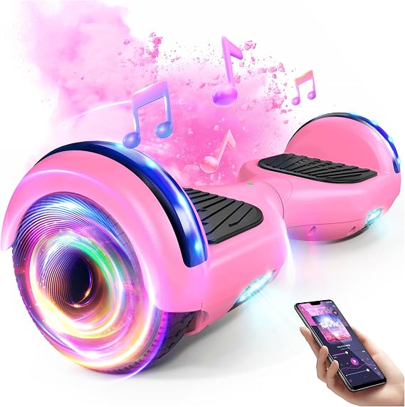 SISIGAD Scooter, 6.5" Flash Wheels & Corlorful LED Lights, All for Girls Boys Kids Ages 6+