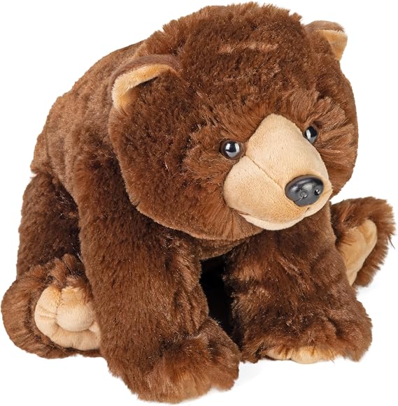 Wild Republic Brown Bear Plush, Stuffed Animal, Plush Toy, Gifts for Kids, Cuddlekins 12 Inches
