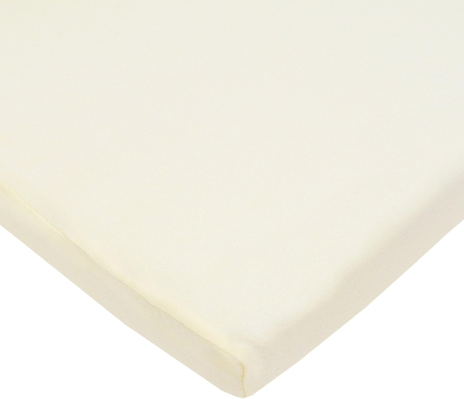 American Baby Company 15 x 33 Fitted Bassinet Sheet, 100% Natural Cotton Jersey Knit, Cream, Soft Breathable, for Boys and Girls
